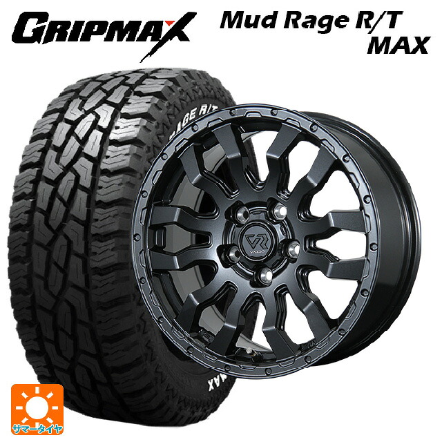 ミツビシ デリカD5(CV1系)用 215/70R16 100/97R グリップマックス マッドレイジ RTマックス ホワイトレター トピー ヴァブロ RR-01 GM 新品サマータイヤホイール 4本セット｜タイヤホイール専門店コニシタイヤ