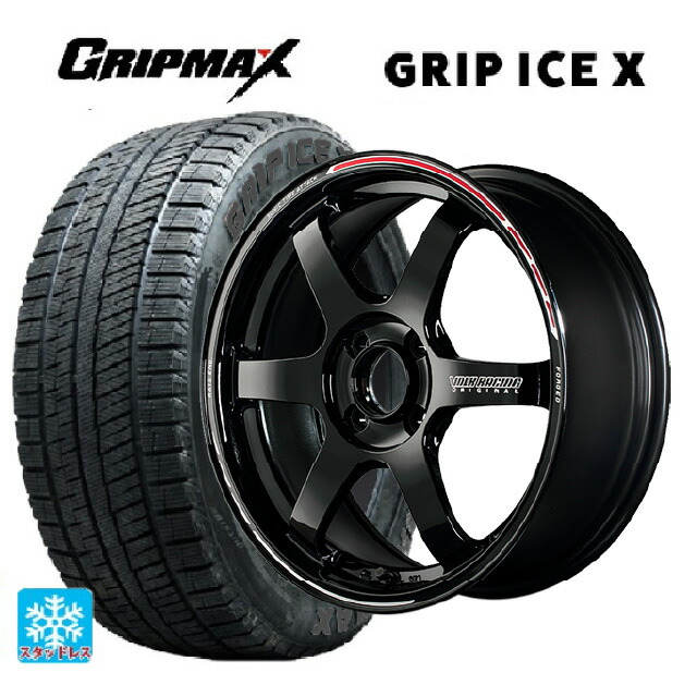 ミツビシ デリカミニ(4WD車)(B3系)用 165/60R15 77Q グリップマックス グリップアイスX ブラックレター レイズ ボルクレーシング TE37ソニック タイムアタックエディション KR 新品スタッドレスタイヤホイール 4本セット
