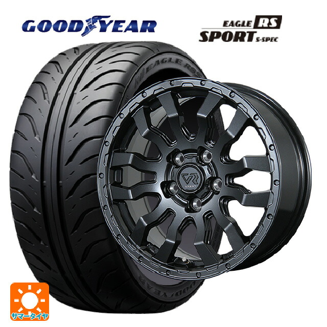 205/55R16 89V グッドイヤー イーグル RS スポーツ S-スペック トピー ヴァブロ RR-01 # GM 16-7J 国産車用 サマータイヤホイール4本セット