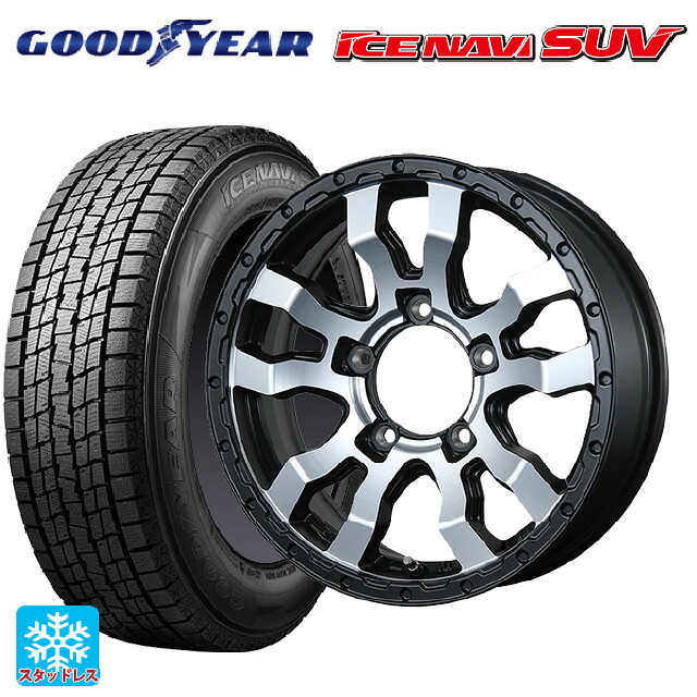 スズキ ジムニー(64系)用 2025年製 175/80R16 91Q グッドイヤー アイスナビ SUV トピー ヴァブロ RR-01 # MC 新品スタッドレスタイヤホイール 4本セット