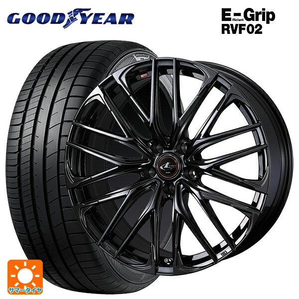 トヨタ アルファード(30系)用 245/40R20 99W XL グッドイヤー エフィシェントグリップ RVF02 ウェッズ レオニス SK HYPER BMC 新品サマータイヤホイール 4本セット