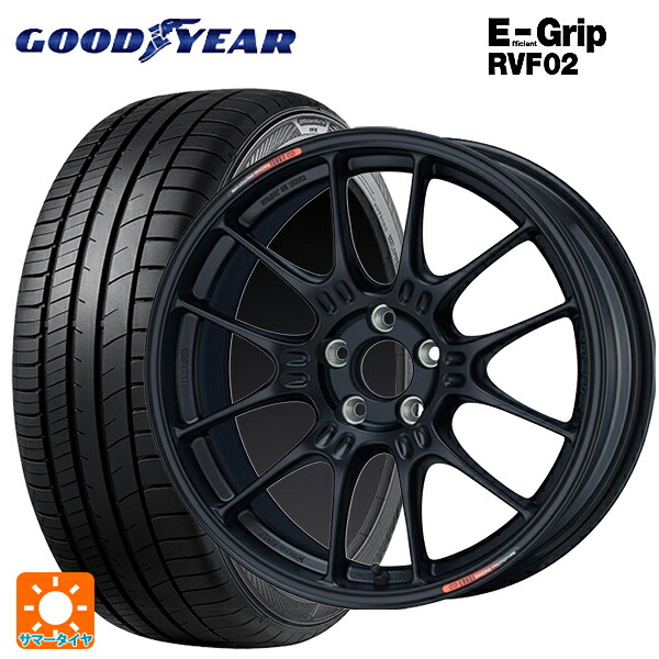 215/60R17 100H XL グッドイヤー エフィシェントグリップ RVF02 エンケイ レーシング GTC02 For GR86 / BRZ Cup Matte Black 17-7.5J 国産車用 サマータイヤホイール4本セット|タイヤホイール専門店コニシタイヤ