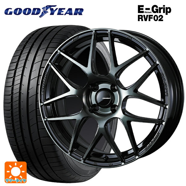 185/65R15 88H グッドイヤー エフィシェントグリップ RVF02 ウェッズ ウェッズスポーツ SA27R WBC 15-6J 国産車用 サマータイヤホイール4本セット｜タイヤホイール専門店コニシタイヤ