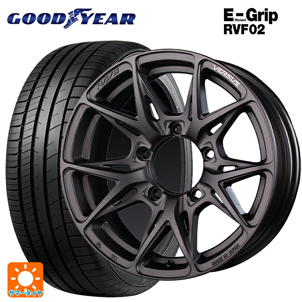 215/65R16 98H グッドイヤー エフィシェントグリップ RVF02 レイズ ベルサス VV21SX # APJ 16-6J 国産車用 サマータイヤホイール4本セット
