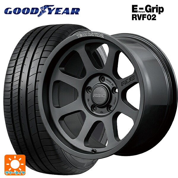 215/65R16 98H グッドイヤー エフィシェントグリップ RVF02 レイズ チームデイトナ D108 BPJ 16-6J 国産車用 サマータイヤホイール4本セット|タイヤホイール専門店コニシタイヤ