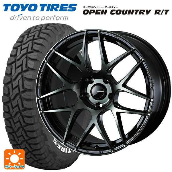 225/60R18 100Q トーヨー オープンカントリー RT ホワイトレター ウェッズ ウェッズスポーツ SA27R WBC 18-7.5J 国産車用 サマータイヤホイール4本セット