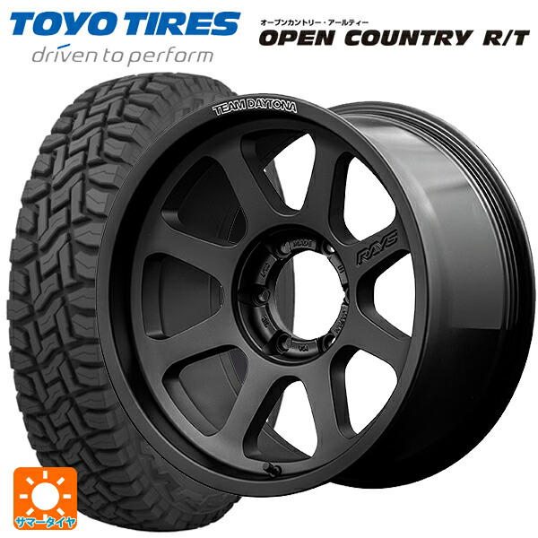 265/70R17 112Q トーヨー オープンカントリー RT ホワイトレター # レイズ チームデイトナ D108 BPJ 17-8J 国産車用 サマータイヤホイール4本セット