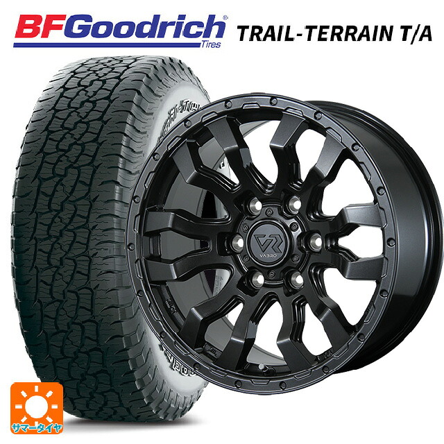 レクサス LX(300系)用 265/65R18 114T BFグッドリッチ トレイルテレーン T/A ホワイトレター 正規品 トピー ヴァブロ RR-01 # GM 新品サマータイヤホイール 4本セット