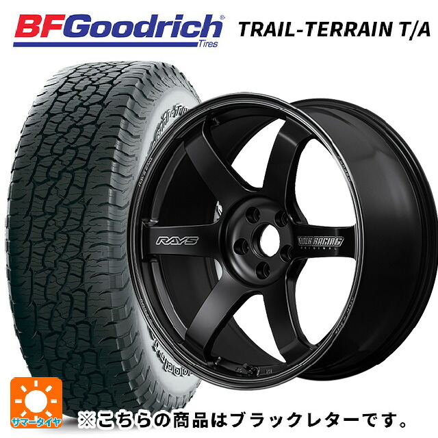 225/60R18 100H BFグッドリッチ トレイルテレーン T/A ブラックレター 正規品 レイズ ボルクレーシング TE37サーガ S-プラス ブラックシャドー # PH 18-8.5J 国産車用 サマータイヤホイール4本セット|タイヤホイール専門店コニシタイヤ