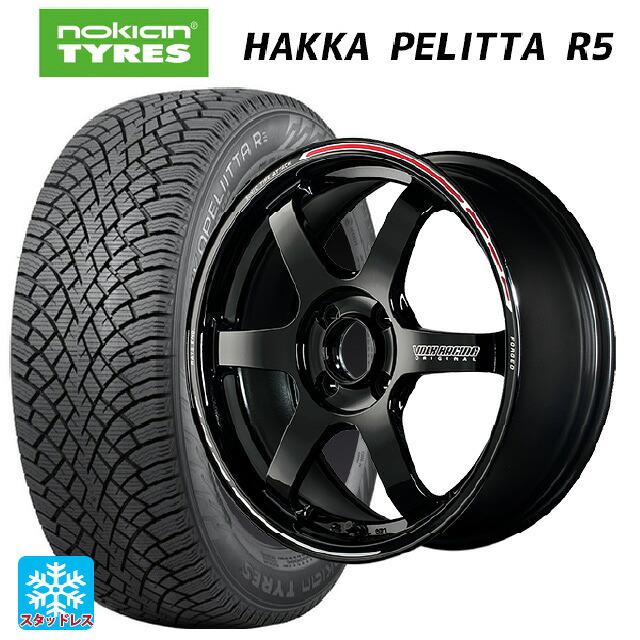 185/65R15 88R ノキアン ハッカペリッタR5 レイズ ボルクレーシング TE37ソニック タイムアタックエディション KR 15-5.5J 国産車用 スタッドレスタイヤホイール4本セット|タイヤホイール専門店コニシタイヤ
