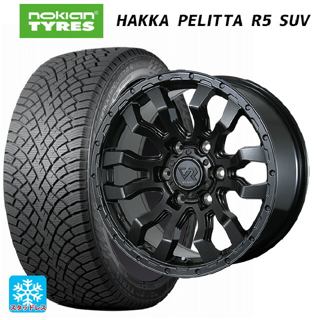 レクサス LX(300系)用 275/65R18 116R XL ノキアン ハッカペリッタR5 SUV トピー ヴァブロ RR-01 # GM 新品スタッドレスタイヤホイール 4本セット