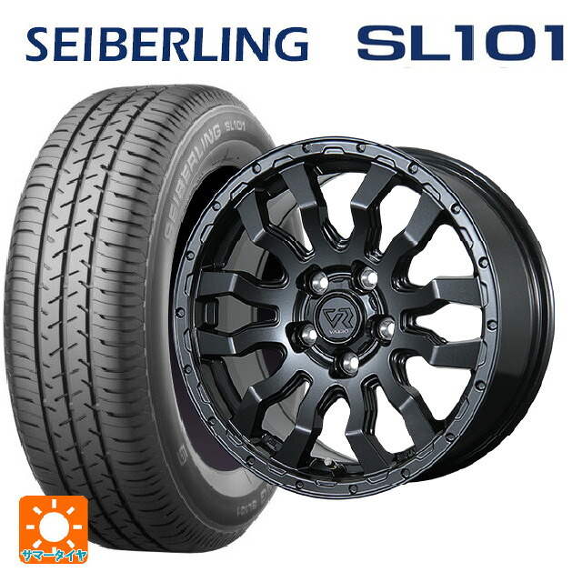 205/65R16 95S セイバーリング セイバーリング SL101(ブリヂストン工場生産） トピー ヴァブロ RR-01 # GM 16-7J 国産車用 サマータイヤホイール4本セット