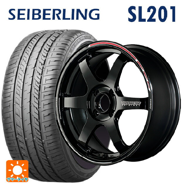 マツダ ロードスター(ND系)用 205/50R16 87V セイバーリング セイバーリング SL201(ブリヂストン工場生産） レイズ ボルクレーシング TE37ソニック タイムアタックエディション KR 新品サマータイヤホイール 4本セット