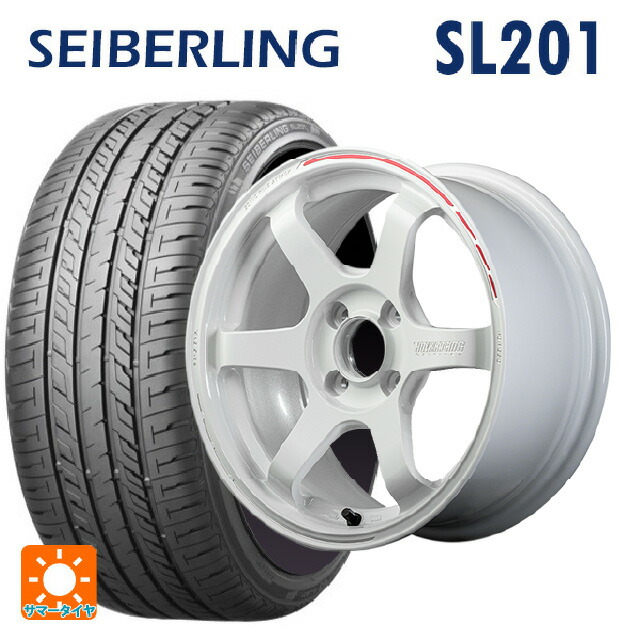 マツダ ロードスター(ND系)用 205/50R16 87V セイバーリング セイバーリング SL201(ブリヂストン工場生産） レイズ ボルクレーシング TE37ソニック タイムアタックエディション WR 新品サマータイヤホイール 4本セット