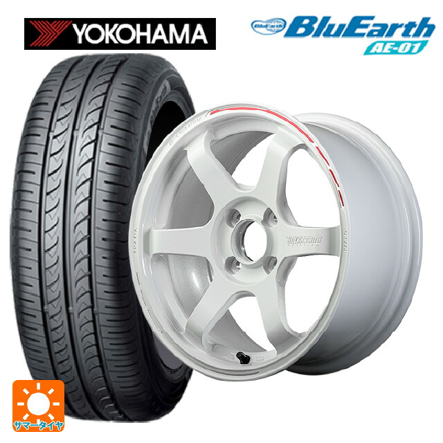 165/65R15 81S ヨコハマ ブルーアース AE01 レイズ ボルクレーシング TE37ソニック タイムアタックエディション WR 15-5.5J 国産車用 サマータイヤホイール4本セット 120,230円