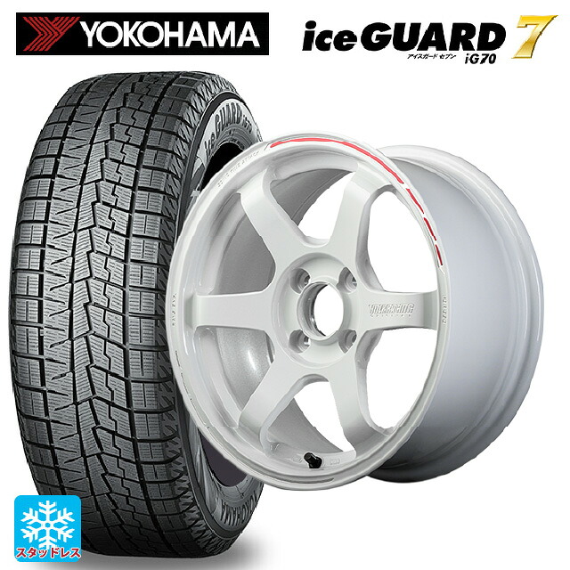 165/65R15 81Q ヨコハマ アイスガード7(IG70) レイズ ボルクレーシング TE37ソニック タイムアタックエディション WR 15-5.5J 国産車用 スタッドレスタイヤホイール4本セット|タイヤホイール専門店コニシタイヤ