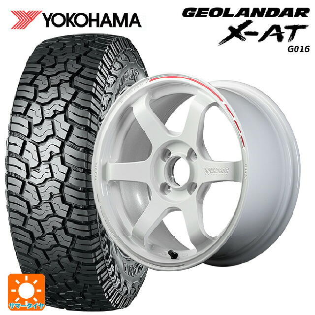 165/65R15 81S ヨコハマ ジオランダー X-AT G016 ブラックレター 正規品 # レイズ ボルクレーシング TE37ソニック タイムアタックエディション WR 15-5J 国産車用 サマータイヤホイール4本セット｜タイヤホイール専門店コニシタイヤ