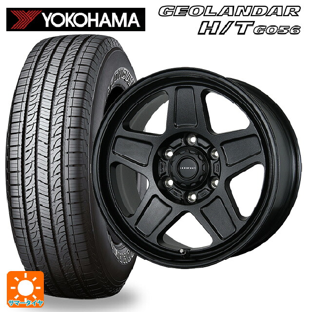 トヨタ ハイエース(200系)用 195/80R15 107/105L ヨコハマ ジオランダー H/T G056 ホワイトレター 正規品 トピー ランドフット GWD # R/B 新品サマータイヤホイール 4本セット