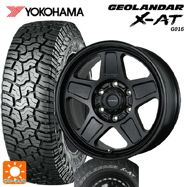 195/80R15 107/105N ヨコハマ ジオランダー X-AT G016 ホワイトレター 正規品 # トピー ランドフット GWD R/B 15-6J 国産車用 サマータイヤホイール4本セット｜タイヤホイール専門店コニシタイヤ