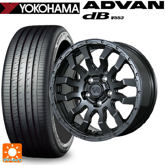 205/55R16 91W ヨコハマ アドバンデシベル V553 正規品 トピー ヴァブロ RR-01 # GM 16-7J 国産車用 サマータイヤホイール4本セット
