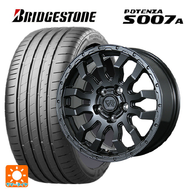 205/55R16 94W XL ブリヂストン ポテンザ S007A 正規品 トピー ヴァブロ RR-01 # GM 16-7J 国産車用 サマータイヤホイール4本セット
