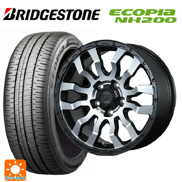 205/55R16 91V ブリヂストン エコピア NH200 正規品 トピー ヴァブロ RR-01 # MC 16-7J 国産車用 サマータイヤホイール4本セット