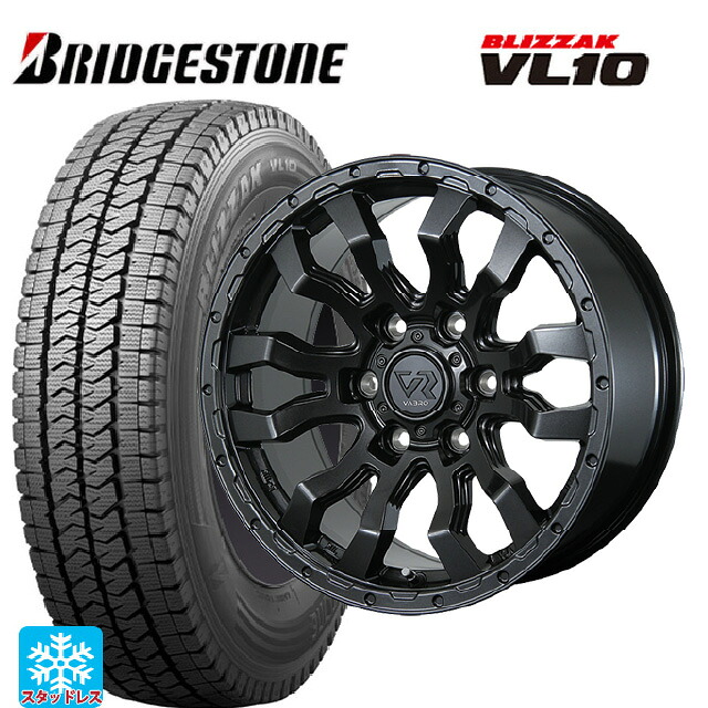 195/80R15 107/105N ブリヂストン ブリザック VL10 正規品 # トピー ヴァブロ RR-01 GM 15-6J 国産車用 スタッドレスタイヤホイール4本セット｜タイヤホイール専門店コニシタイヤ