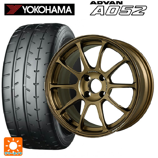 マツダ ロードスター(ND系)用 225/50R16 96W XL ヨコハマ アドバン A052 正規品 レイズ ボルクレーシング ZE40 SZ 新品サマータイヤホイール 4本セット