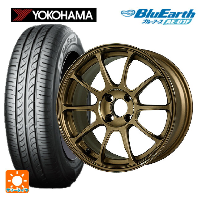 185/60R15 84H ヨコハマ ブルーアース AE01F レイズ ボルクレーシング ZE40 SZ 15-7J 国産車用 サマータイヤホイール4本セット