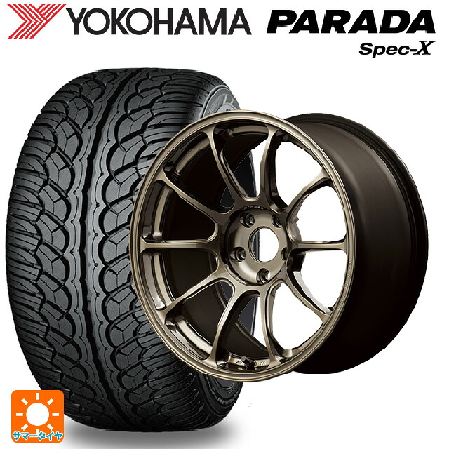 マツダ CX-80(KL5/KL3系)用 235/60R18 103V ヨコハマ パラダ PA02 レイズ ボルクレーシング ZE40 SZ 新品サマータイヤホイール 4本セット