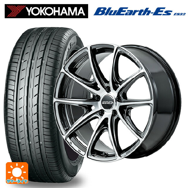ホンダ ステップワゴン(RP6~8)用 225/35R19 84W ヨコハマ ブルーアースEs ES32 レイズ ベルサス VV25R YAJ 新品サマータイヤホイール 4本セット