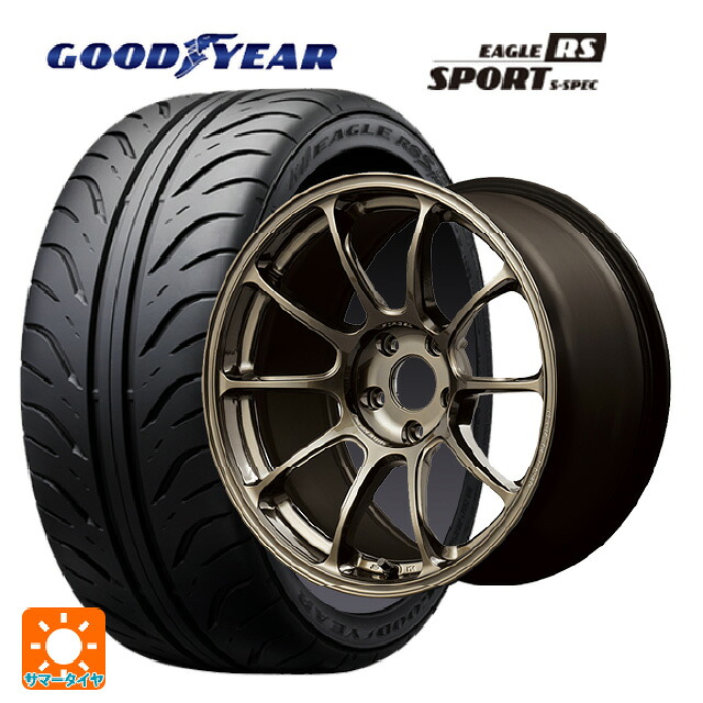 トヨタ GRカローラ(4BA-GZEA14H)用 255/35R18 90W グッドイヤー イーグル RS スポーツ S-スペック レイズ ボルクレーシング ZE40 SZ 新品サマータイヤホイール 4本セット