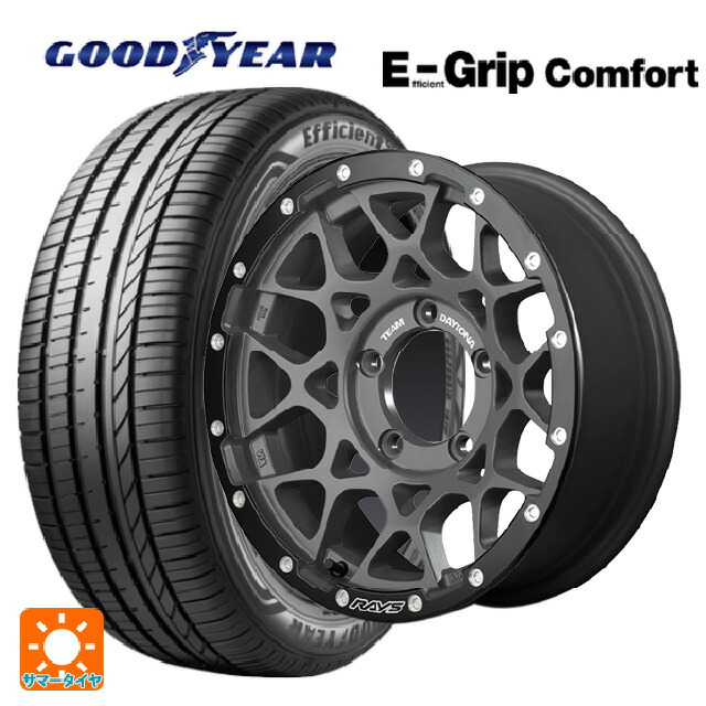 スズキ スイフトスポーツ(ZC33S)用 195/45R17 81W グッドイヤー エフィシェントグリップ コンフォート レイズ チームデイトナ M8 xB エディション G4L 新品サマータイヤホイール 4本セット|タイヤホイール専門店コニシタイヤ