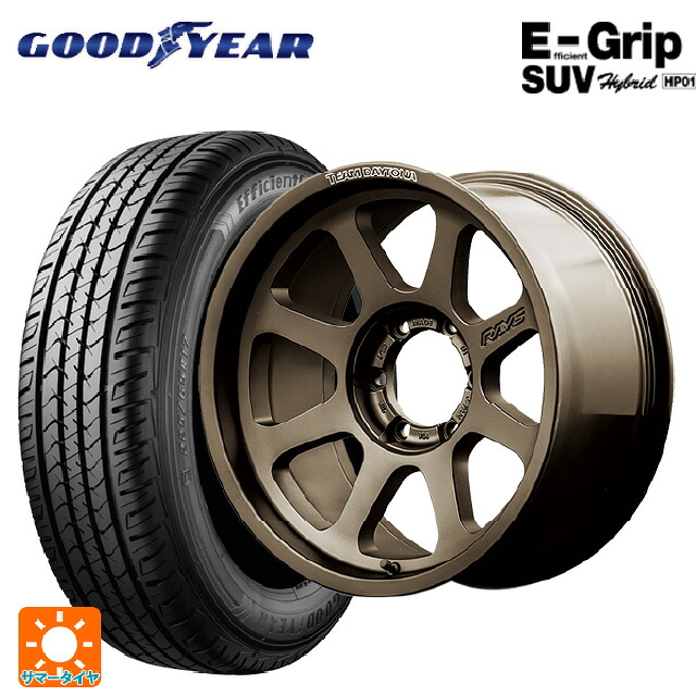 在庫有 トヨタ ランドクルーザー250(250系)用 265/65R18 114V グッドイヤー エフィシェントグリップSUV HP01 レイズ チームデイトナ D108 # JPJ 新品サマータイヤホイール 4本セット|タイヤホイール専門店コニシタイヤ