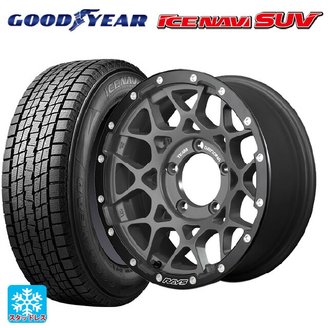 2024年製 265/65R17 112Q グッドイヤー アイスナビ SUV # レイズ チームデイトナ M8 xB エディション G4L 17-8.5J 国産車用 スタッドレスタイヤホイール4本セット