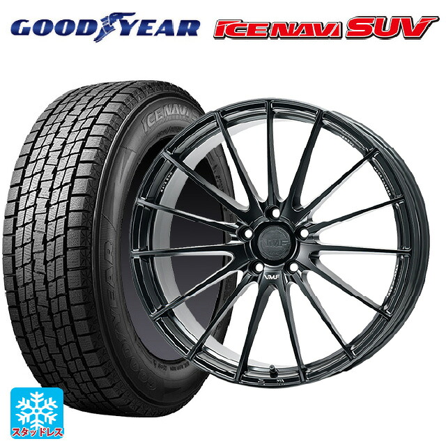トヨタ bZ4X(11/15系)用 235/50R20 104Q グッドイヤー アイスナビ SUV # レイズ VMF L-01 SG 新品スタッドレスタイヤホイール 4本セット