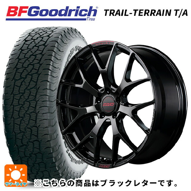 235/55R18 104H XL BFグッドリッチ トレイルテレーン T/A ブラックレター 正規品 レイズ ホムラ 2X7FT スペック-M B8J 18-7.5J 国産車用 サマータイヤホイール4本セット|タイヤホイール専門店コニシタイヤ