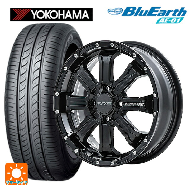 165/65R15 81S ヨコハマ ブルーアース AE01 レイズ チームデイトナ FDX-K BOL 15-5J 国産車用 サマータイヤホイール4本セット