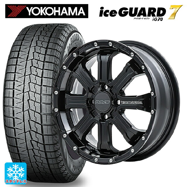 ダイハツ コペン(LA400K)用 2025年製 165/60R15 77Q ヨコハマ アイスガード7(IG70) レイズ チームデイトナ FDX-K BOL 新品スタッドレスタイヤホイール 4本セット