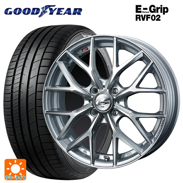 ダイハツ コペン(LA400K)用 165/60R15 77H グッドイヤー エフィシェントグリップ RVF02 ウェッズ レオニス MX HS3/SC 新品サマータイヤホイール 4本セット