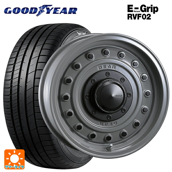 プジョー リフター(K9系)用 215/65R16 98H グッドイヤー エフィシェントグリップ RVF02 クリムソン ディーン コロラド スティールグレー 新品サマータイヤホイール 4本セット