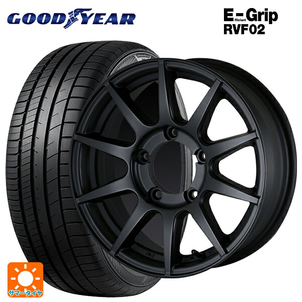 215/65R16 98H グッドイヤー エフィシェントグリップ RVF02 ドゥオール CST ゼロワンハイパー XJ # FBK 16-5.5J 国産車用 サマータイヤホイール4本セット|タイヤホイール専門店コニシタイヤ
