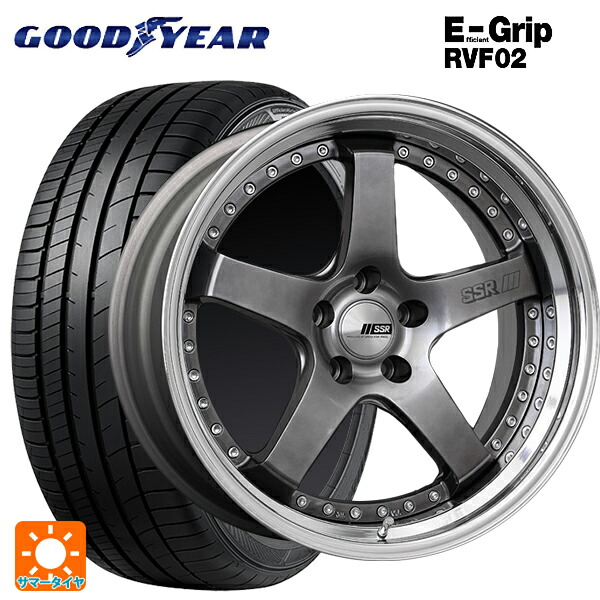 235/50R18 101W XL グッドイヤー エフィシェントグリップ RVF02 タナベ SSR プロフェッサー SP4 チタンシルバー 18-8J 国産車用 サマータイヤホイール4本セット｜タイヤホイール専門店コニシタイヤ