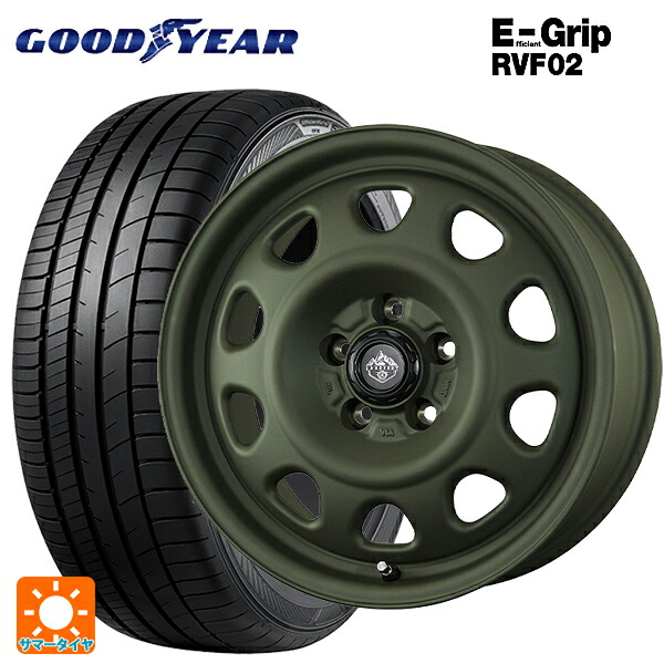 215/60R16 95H グッドイヤー エフィシェントグリップ RVF02 トピー ランドフット SWZ OD 16-7J 国産車用 サマータイヤホイール4本セット