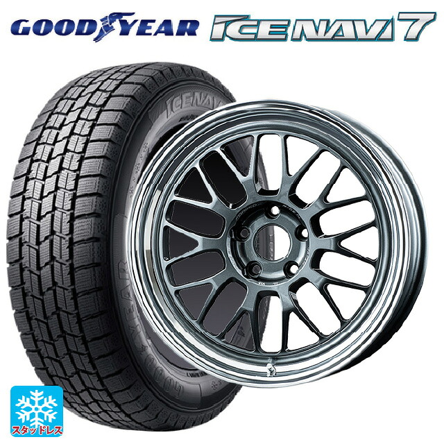 2023年製 225/45R18 91Q グッドイヤー アイスナビ7(数量限定) レイズ ボルクレーシング 21A VC 18-8.5J 国産車用 スタッドレスタイヤホイール4本セット