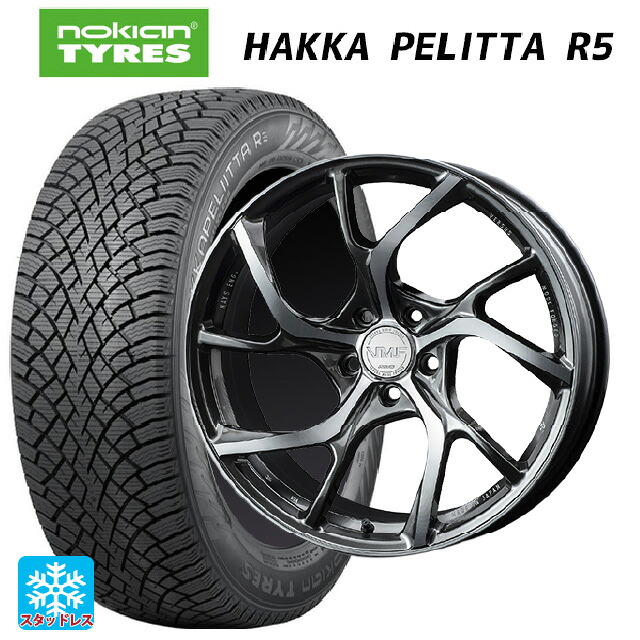 スバル レヴォーグ(VN系)用 225/40R19 93T XL ノキアン ハッカペリッタR5 レイズ VMF C-01 HX 新品スタッドレスタイヤホイール 4本セット