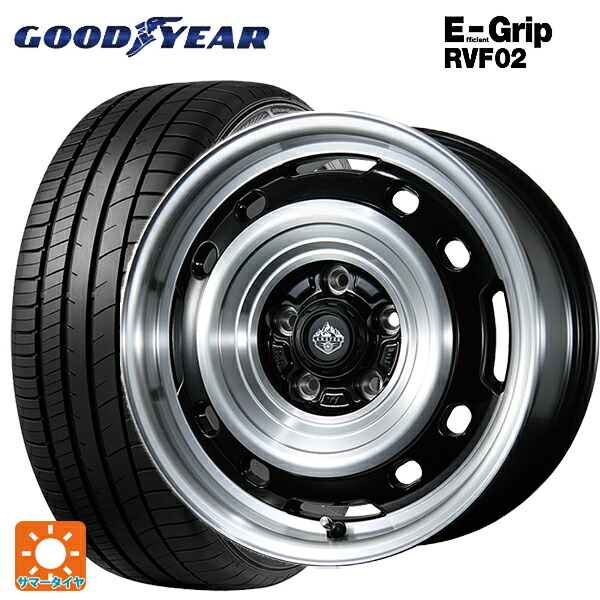 215/60R16 95H グッドイヤー エフィシェントグリップ RVF02 トピー ランドフット XFG # GB/P 16-7J 国産車用 サマータイヤホイール4本セット|タイヤホイール専門店コニシタイヤ