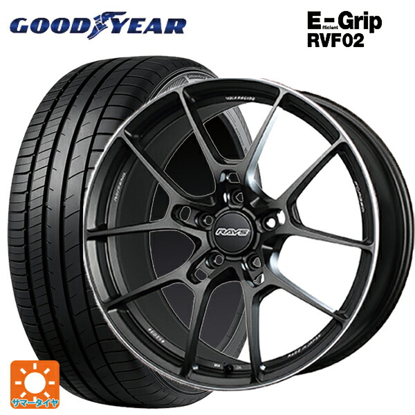 スバル レヴォーグ(VN系)用 225/45R18 95W XL グッドイヤー エフィシェントグリップ RVF02 レイズ ボルクレーシング G025 MK 新品サマータイヤホイール 4本セット 218,725円