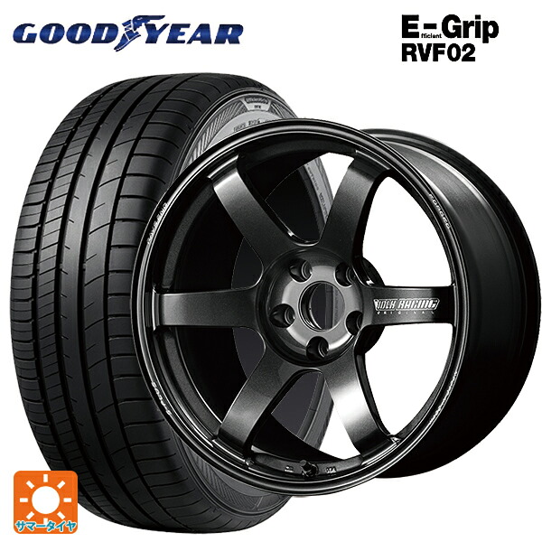 215/55R17 98V XL グッドイヤー エフィシェントグリップ RVF02 レイズ ボルクレーシング TE37サーガ S-プラス MM 17-7J 国産車用 サマータイヤホイール4本セット｜タイヤホイール専門店コニシタイヤ