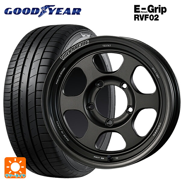 215/65R16 98H グッドイヤー エフィシェントグリップ RVF02 レイズ ボルクレーシング TE37XT FOR J UL MT 16-6J 国産車用 サマータイヤホイール4本セット